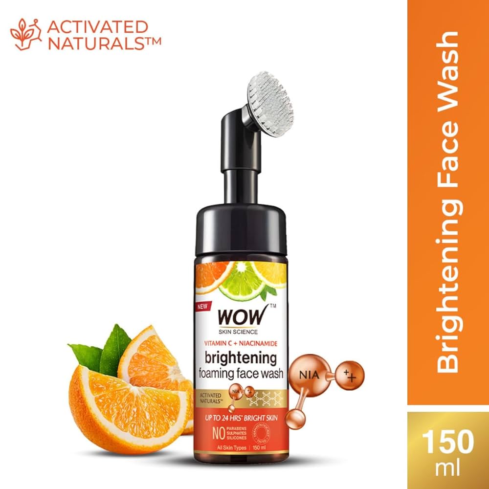 WOW Brightning Vitamin C Foaming Face Wash 150 ml