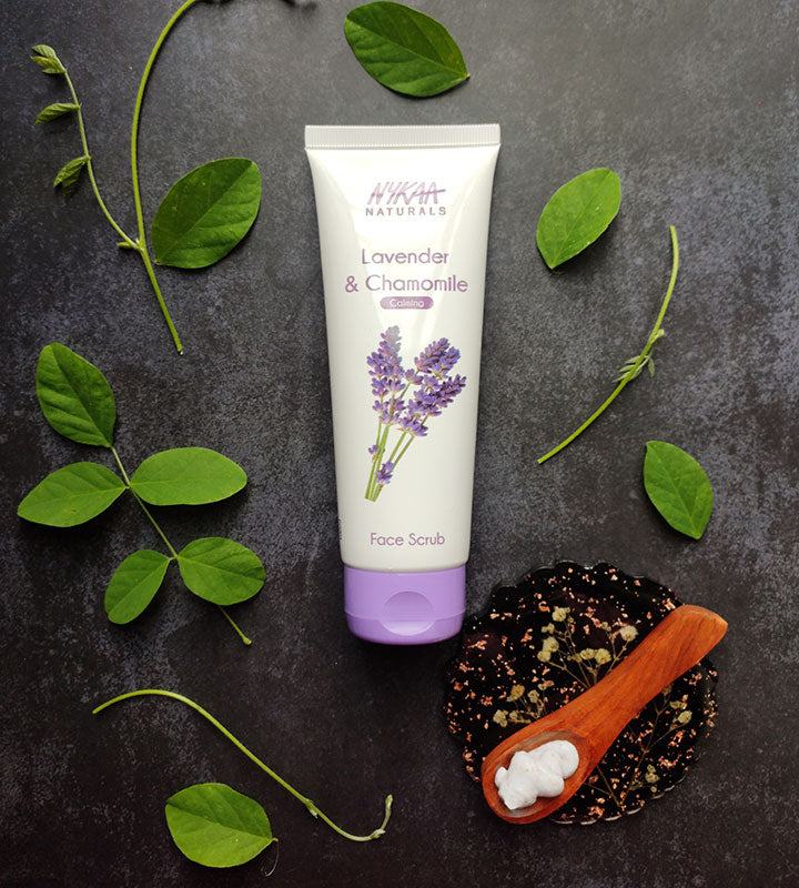 Nykaa Face Scrub Lavender & Chamomile 100g