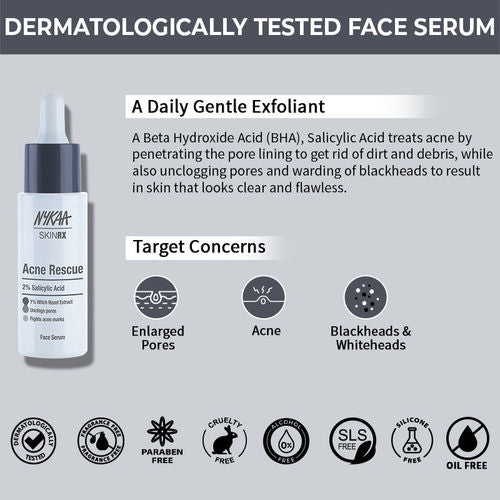 Nykaa Face Serum Acne Rescue 30ml