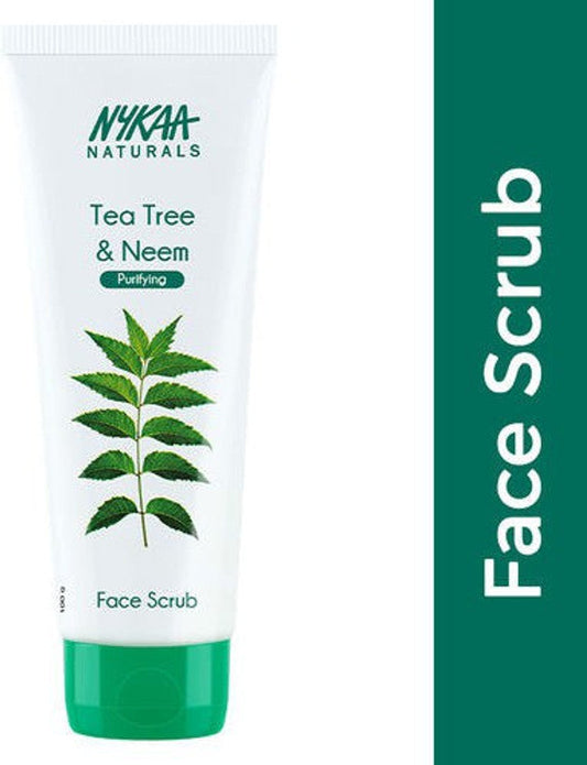 Nykaa Face Scrub Tea Tree & Neem 100g