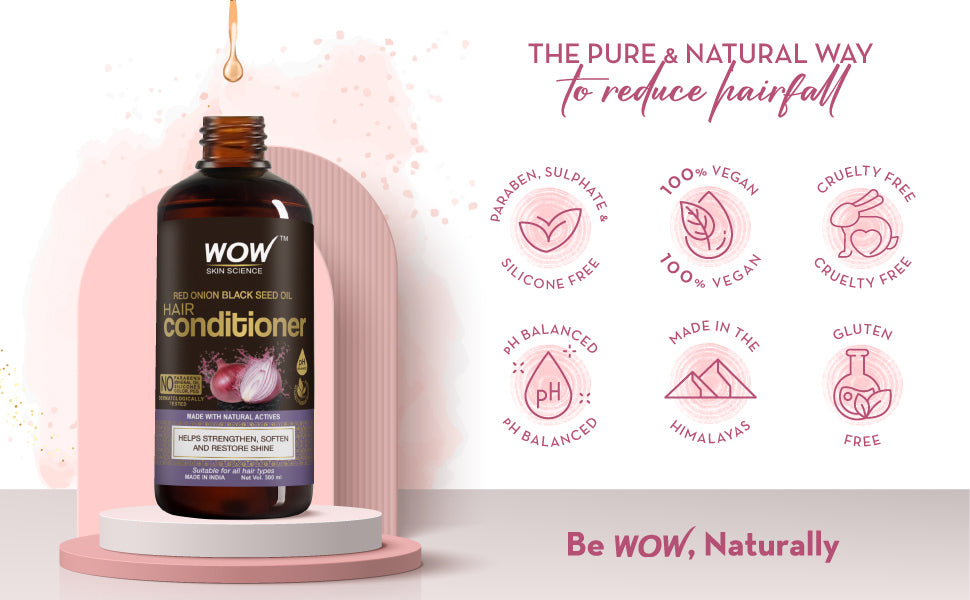WOW Red Onion Black Seed Oil hair Conditioner 250 ml