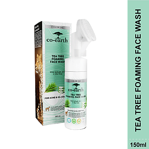 Co-Earth Tea Tree Foaming Face Wash