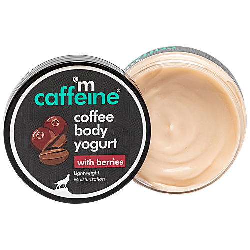 mCaffeine Coffee Body Yogurt with berries