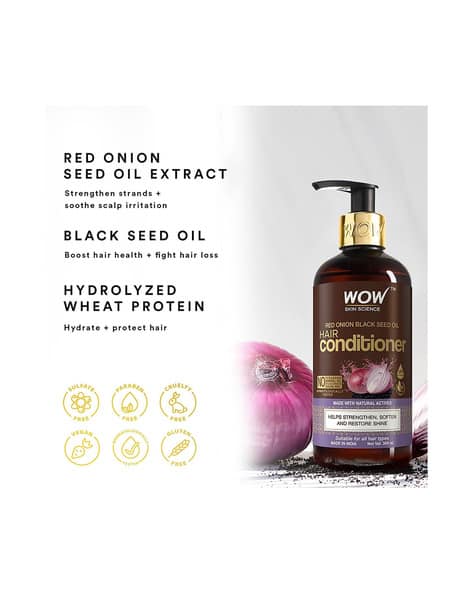 WOW Red Onion Black Seed Oil hair Conditioner 250 ml