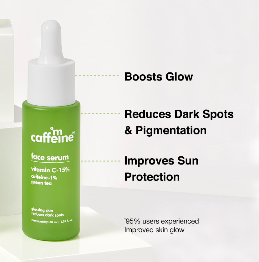 mCaffeine Face Serum Glowing Skin 200 ml