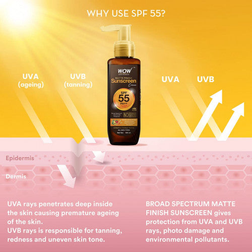 WOW SunScreen Matte Finish 100 ml