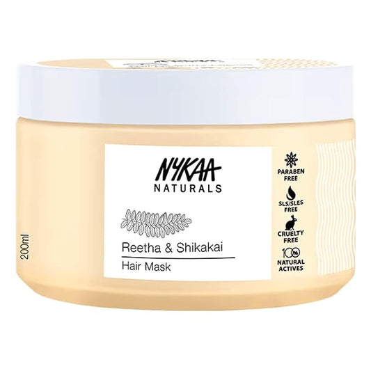 NYKAA Reetha & Shikakai Anti-Hair Fall Paraben and Sulphate Free Hair Mask  (200 ml)