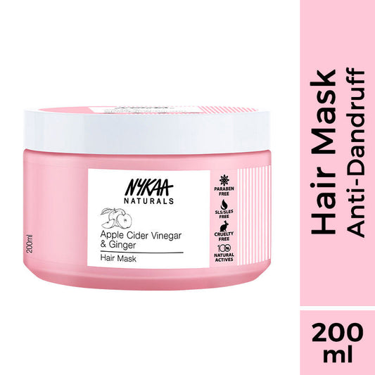 Nykaa Naturals Anti-Dandruff Sulphate-Free Hair Mask With Apple Cider Vinegar & Ginger 200ml