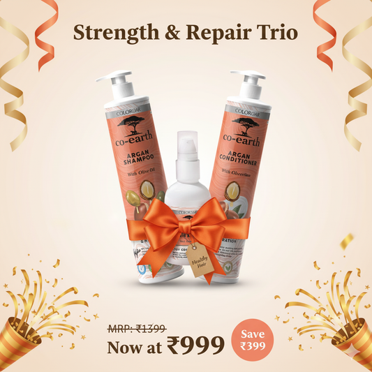 Co-Earth Argan Shampoo 300 ml + Co-Earth Argan Conditioner 300 ml + Co-Earth Argan Hair Serum 100 ml
