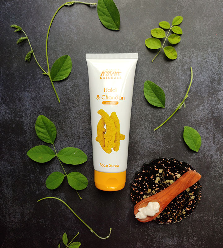 Nykaa Face Scrub Haldi & Chandan 100g