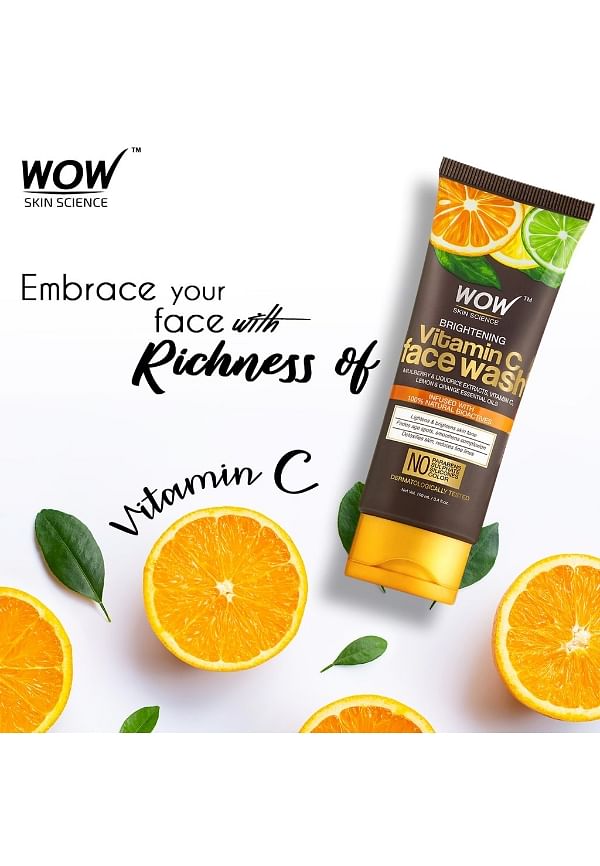 WOW Brightning Vitamin C Face Wash 80 ml