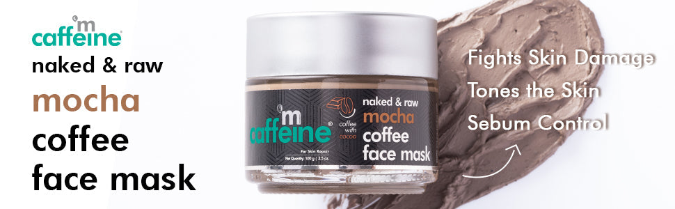 mCaffeine naked & raw mocha coffee face mask 100 ml