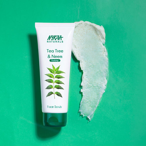 Nykaa Face Scrub Tea Tree & Neem 100g