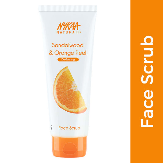 Nykaa Face Scrub Sandalwood & Orange Peel 100g