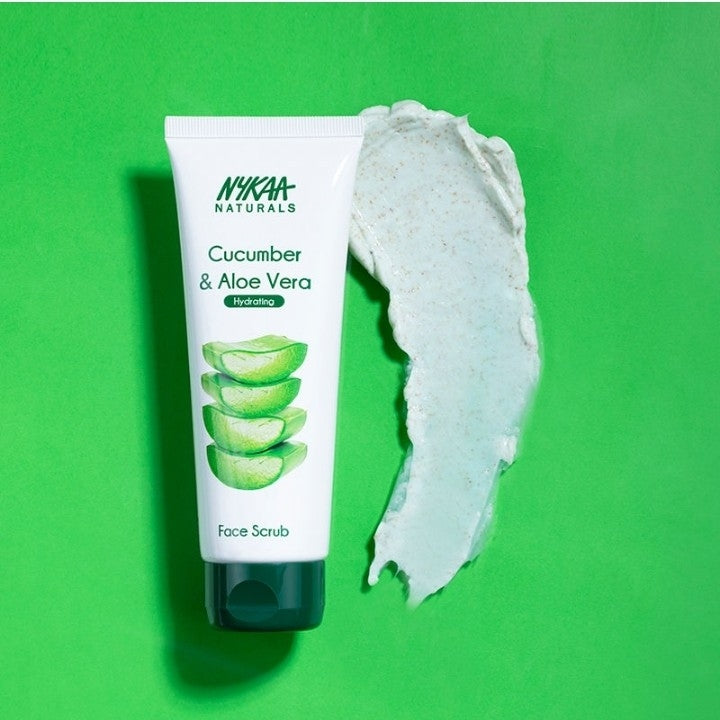 Nykaa Face Scrub Cucumber & Aloe Vera 100g